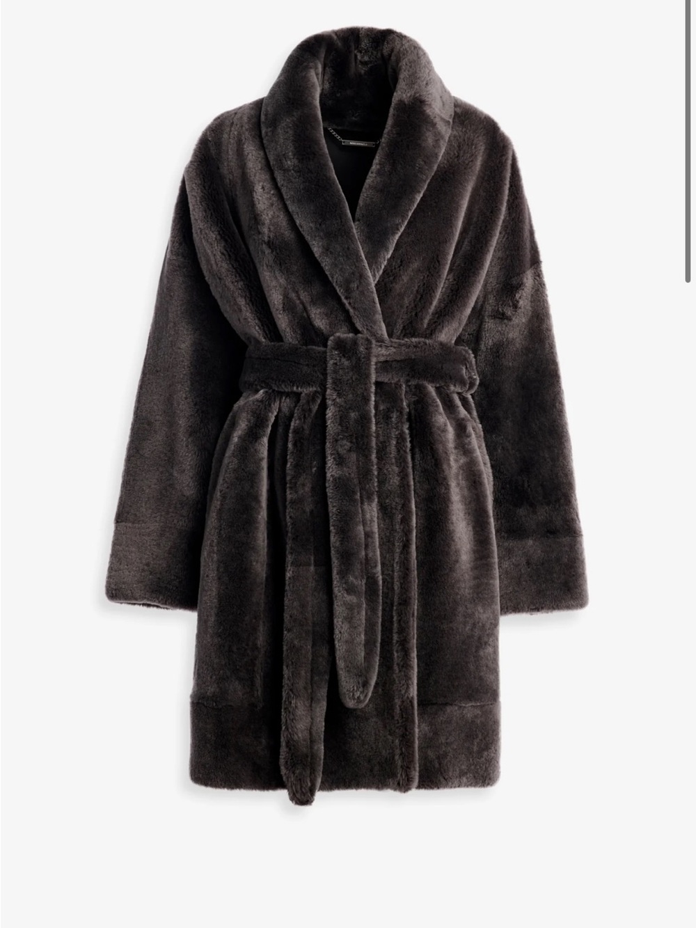 NWT Nour Hammour Juno Robe Shearling Coat